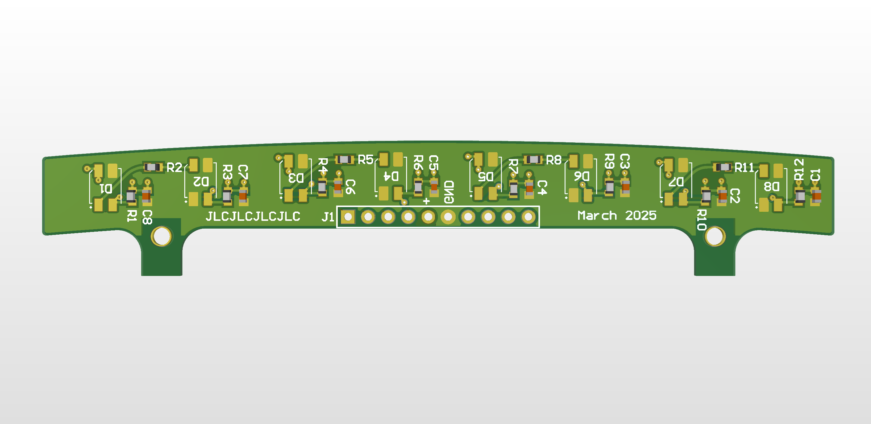 IR array 100 mm back