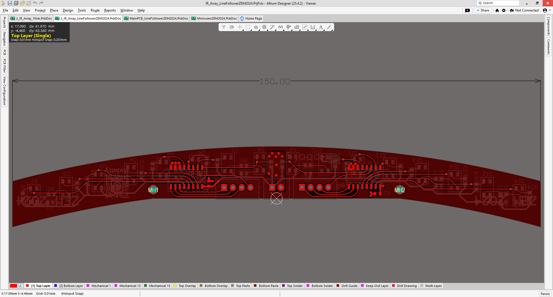 IR Array front